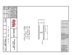 H Profile PL3E 0.57" | Danby LLC.