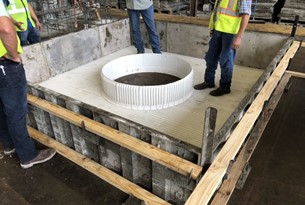 Precast Manhole Lid for 72" Manhole Placed in Pavement | Danby, LLC.
