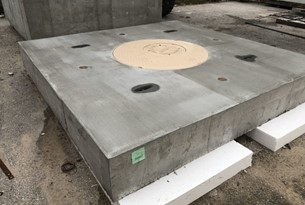 Precast Manhole Lid for 72" Manhole Placed in Pavement | Danby, LLC.